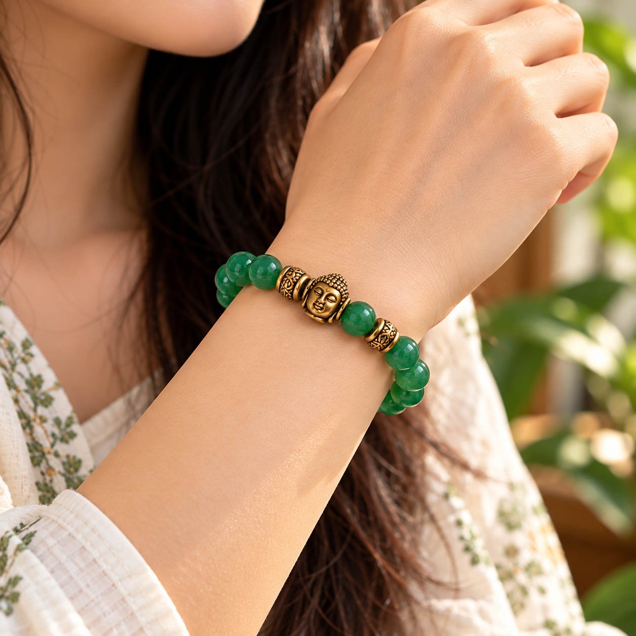 Green Aventurine with Buddha - Harmoney